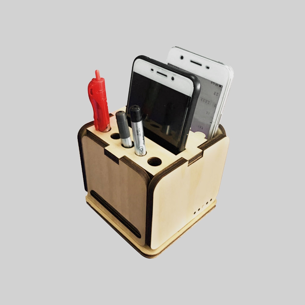 Wooden Desktop Multifunctional Organizers
